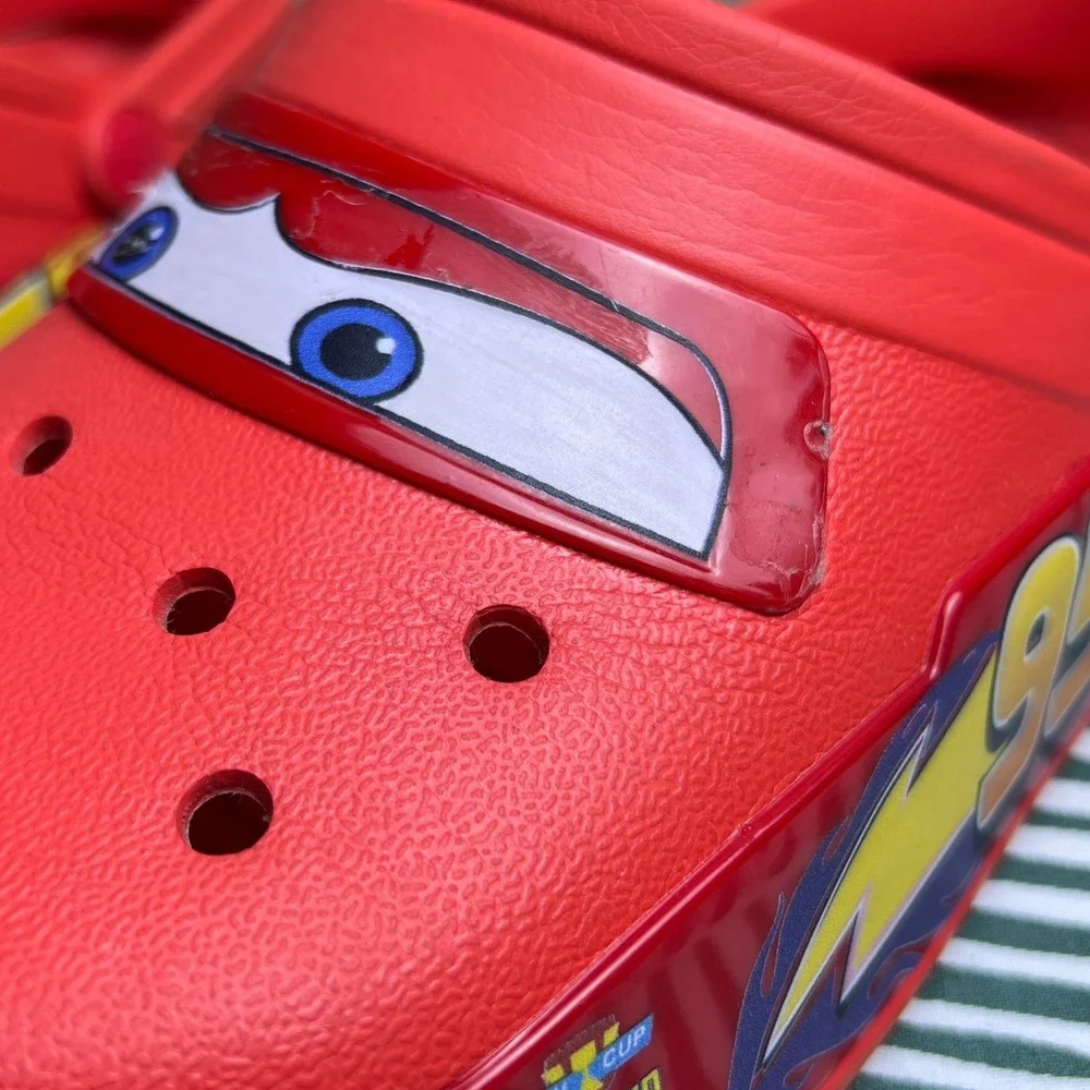 Crocs Disney Pixar Cars Lightning McQueen Clogs Red Men's 9 Women's 11 Y2K